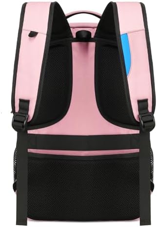 DUSLANG 17 Inch Laptop Backpack for Travel Water Resistant College Backpack for Men/Women Laptop Bag with USB Charging Port Black