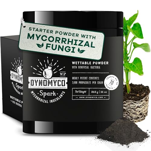 DYNOMYCO Granular Mycorrhizal Fungi Inoculant  200g / 7oz   Boosts Root Growth  Yields & Nutrient Uptake   900 Propagules/g  Concentrated Granules  & OMRI Listed   Biofertilizer for Plant Growth