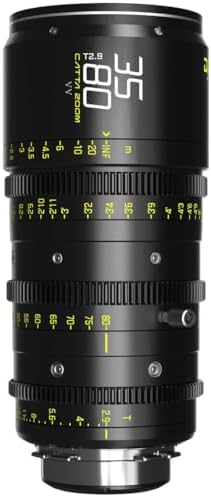 DZOFILM Catta Ace 35 80mm T2 9 Cine Lens for PL Mount and Canon EF  Black