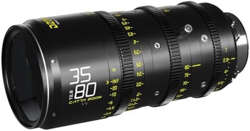 DZOFILM Catta Ace 35 80mm T2 9 Cine Lens for PL Mount and Canon EF  Black