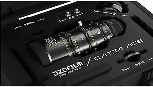 DZOFILM Catta Ace 35 80mm T2 9 Cine Lens for PL Mount and Canon EF  Black