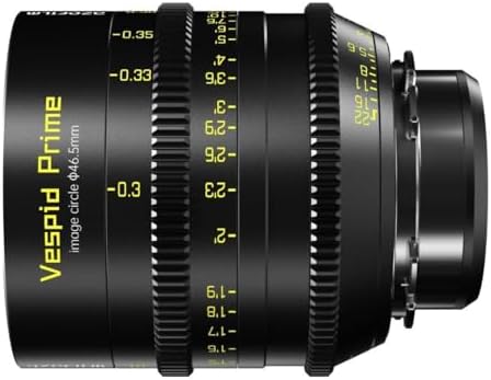 DZOFILM Lente de cine Vespid Prime 1.378 in T2.1 para montaje PL