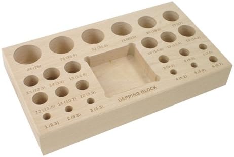 Dapping Set   24 Punches and Block for Jewelry Making   SFC Tools   25 617