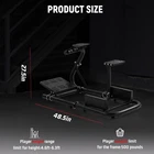 Dardoo Racing Sim Cockpit Fit Logitech G27 G920 G923 Thrustmaster T300RS Fanatec