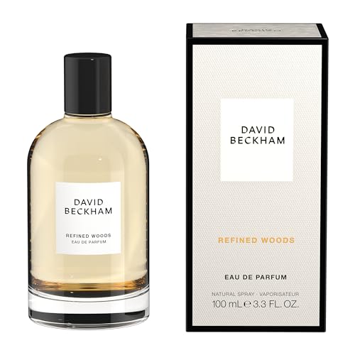 David Beckham Refined Woods Eau de Parfum 3 3 fl oz  Pack of 1   Notes of Cardamom  Lavender  and Cedarwood  Mens Fragrance  Long Lasting  Everyday Fragrance  Travel Size