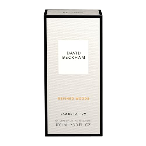 David Beckham Refined Woods Eau de Parfum 3 3 fl oz  Pack of 1   Notes of Cardamom  Lavender  and Cedarwood  Mens Fragrance  Long Lasting  Everyday Fragrance  Travel Size