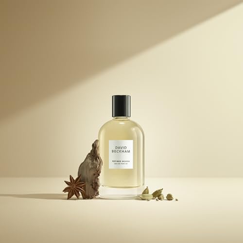 David Beckham Refined Woods Eau de Parfum 3 3 fl oz  Pack of 1   Notes of Cardamom  Lavender  and Cedarwood  Mens Fragrance  Long Lasting  Everyday Fragrance  Travel Size