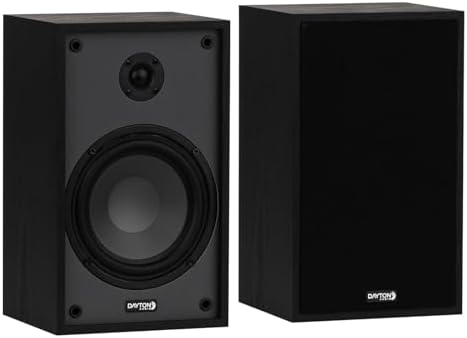 Dayton Audio Classic B65 Bookshelf Speaker Pair  Black