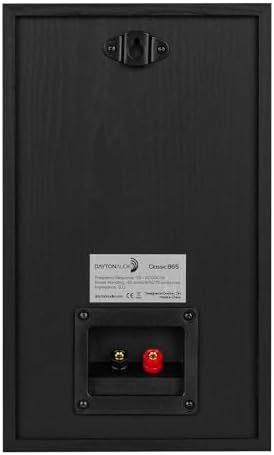 Dayton Audio Classic B65 Bookshelf Speaker Pair  Black