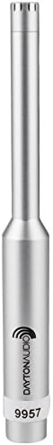 Dayton Audio EMM 6 Precision Omnidirectional Electret Condenser Microphone for Room Acoustic Analyzers and Audio Measurement Systems  Calibration Data File with Response Graph Included