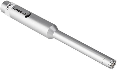 Dayton Audio EMM 6 Precision Omnidirectional Electret Condenser Microphone for Room Acoustic Analyzers and Audio Measurement Systems  Calibration Data File with Response Graph Included