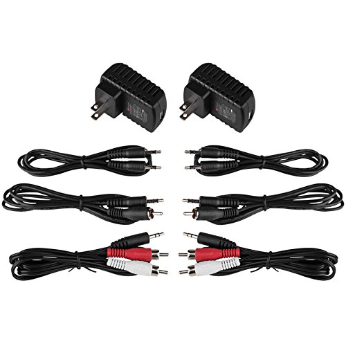 Dayton Audio Wave Link WLS System 2 4 GHz Full Range Wireless Audio Transmitter & Receiver System