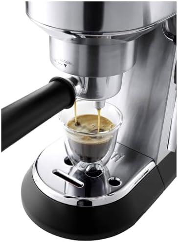 DeLonghi EC685M Dedica Deluxe Automatic Espresso Machine 35 oz  1  Metallic