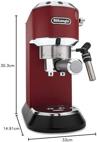 DeLonghi EC685M Dedica Deluxe Automatic Espresso Machine 35 oz  1  Metallic