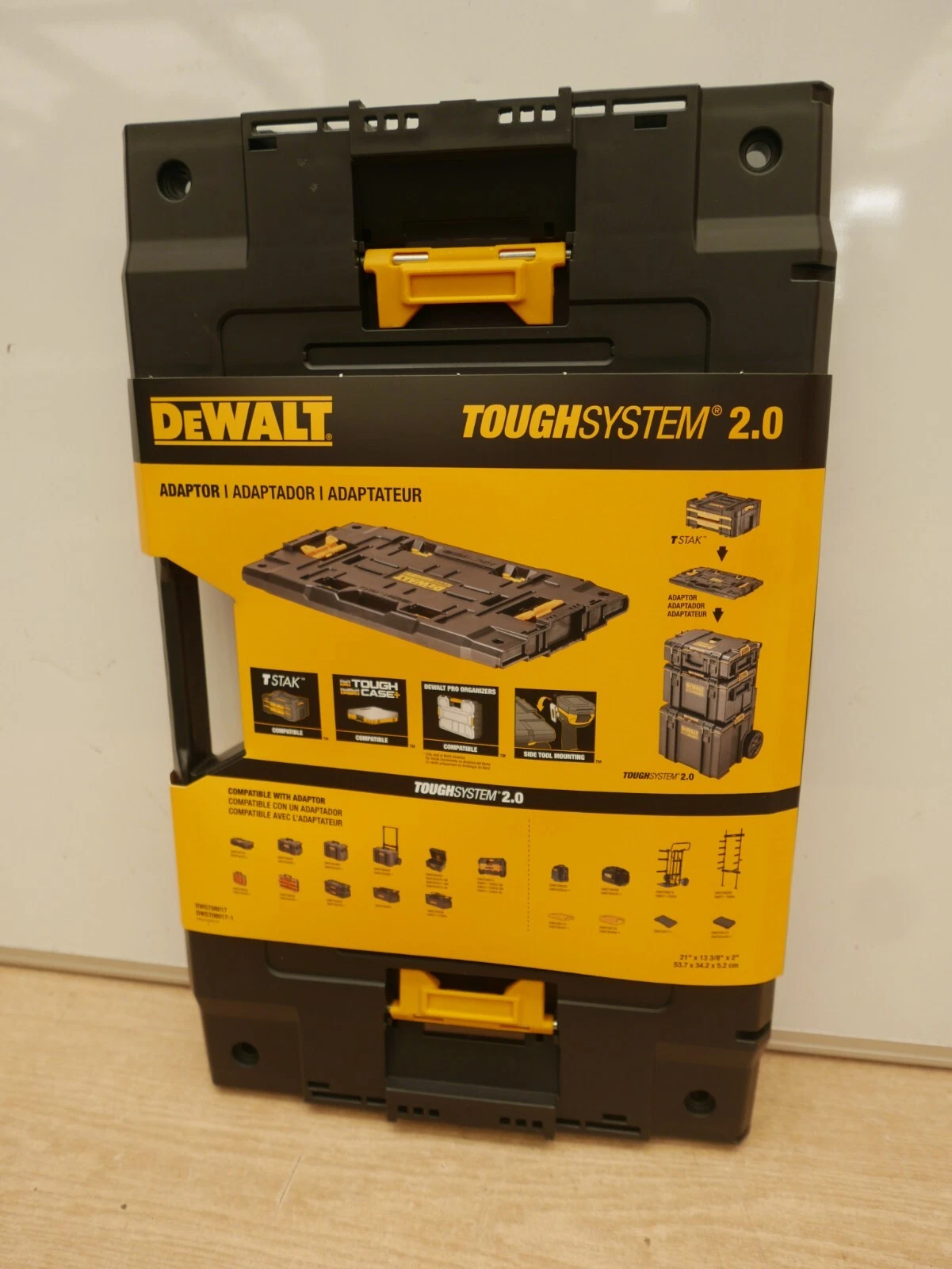 DeWALT DWST08017 1 toughsystem  2 0 adaptor plate  to TSTAK storage cases