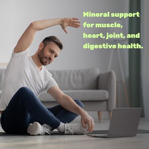 Deal Supplement Magnesium Glycinate 500mg  240 Veggie Capsules   100  Chelated for Easy Absorption   Essential Mineral Supplement   Non GMO  Gluten Free