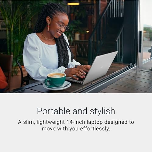 Dell 14 Laptop DC14250 14 0 inch FHD  Anti Glare Display  Intel Core 5 120U Processor  Intel Graphics  16GB RAM  512GB SSD  English AI Backlit Keyboard  Fingerprint Reader  Windows 11 Home   Silver