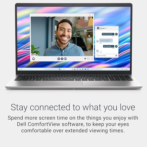 Dell 15 Laptop DC15250 15 6 inch FHD  1920x1080  120Hz Display  Intel Core i5 1334U Processor  16GB DDR4 RAM  512GB SSD  Intel UHD Graphics  Windows 11 Home  Onsite Service   Platinum Silver