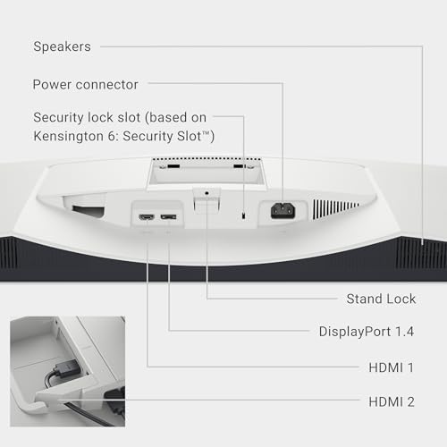 Dell 27 Plus 4K USB C Monitor   S2725QC   27 inch 4K  3840 x 2160  120Hz 16 9 Display  AMD FreeSync Premium  sRGB 99   Integrated Speakers  1500 1 Contrast Ratio  Comfortview Plus   Ash White