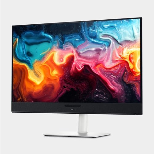 Dell 27 Plus 4K USB C Monitor   S2725QC   27 inch 4K  3840 x 2160  120Hz 16 9 Display  AMD FreeSync Premium  sRGB 99   Integrated Speakers  1500 1 Contrast Ratio  Comfortview Plus   Ash White