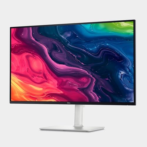 Dell 27 Plus 4K USB C Monitor   S2725QC   27 inch 4K  3840 x 2160  120Hz 16 9 Display  AMD FreeSync Premium  sRGB 99   Integrated Speakers  1500 1 Contrast Ratio  Comfortview Plus   Ash White