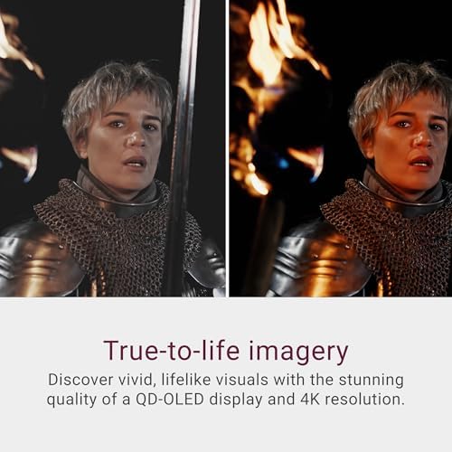 Dell 32 Plus 4K QD OLED Monitor S3225QC   31 6 inch  3840 x 2160  120Hz 0 03ms Display  AI Enhanced 3D Spatial Audio  Height/Tilt/Swivel/Slant Adjustment   Ash White