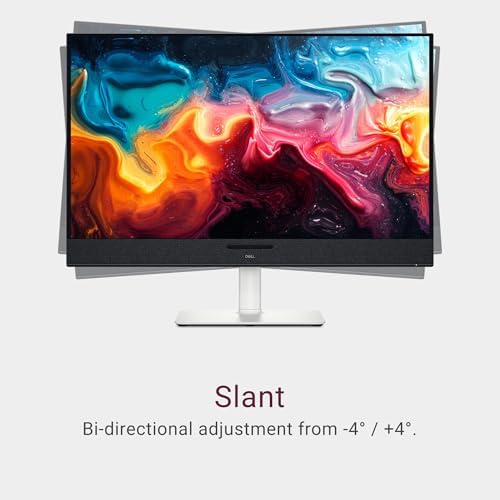 Dell 32 Plus 4K QD OLED Monitor S3225QC   31 6 inch  3840 x 2160  120Hz 0 03ms Display  AI Enhanced 3D Spatial Audio  Height/Tilt/Swivel/Slant Adjustment   Ash White