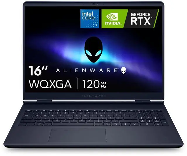 Dell Alienware 16 Aurora Gaming AI Laptop 16" WQXGA 120Hz  100  sRGB  Intel 10 core Core 7 240H 16GB DDR5 1TB SSD GeForce RTX 5050 DLSS4  Up to 421 AI TOPS  Backlit Win11 Copilot