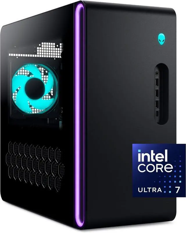 Dell Alienware   Aurora Gaming Desktop   Intel Core Ultra 7 265F 2025   32GB Memory   NVIDIA GeForce RTX 5060 Ti 8GB   1TB Storage   Black