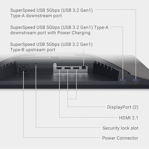 Dell G2524H Gaming Monitor   24 5 inch FHD  1920x1080  280Hz 0 5Ms Display  AMD FreeSync NVIDIA G SYNC Adaptive Sync Technology  Height/Pivot/Swivel/Tilt Adjustability   Black