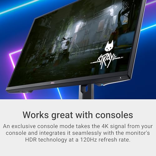 Dell G3223Q Gaming Monitor   32 Inch 4K Ultra UHD  3840x2160   144Hz 1Ms Display  AMD FreeSync NVIDIA G SYNC Compatible  Height/Swivel/Tilt Adjustability  3Yr Advanced Exchange   Black