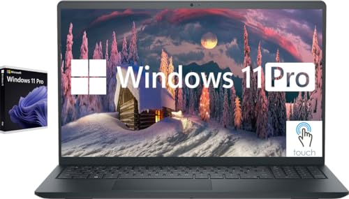 Dell Inspiron Touchscreen Laptop  15 6 Business & Student Laptop Computer  Windows 11 Pro Laptop 32GB RAM 1TB SSD  Intel i5 1155G7 Processor  Full HD IPS Display  Numeric Keypad  HDMI  Carbon Black