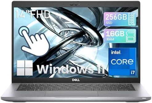 Dell Latitude 5420 14 FHD Touchscreen Laptop i7  Intel 11th Gen Core i7 1165G7  16GB RAM  256GB SSD  Thunderbolt4  Backlit Keyboard  Latitude Laptop Windows 11 Pro  Renewed