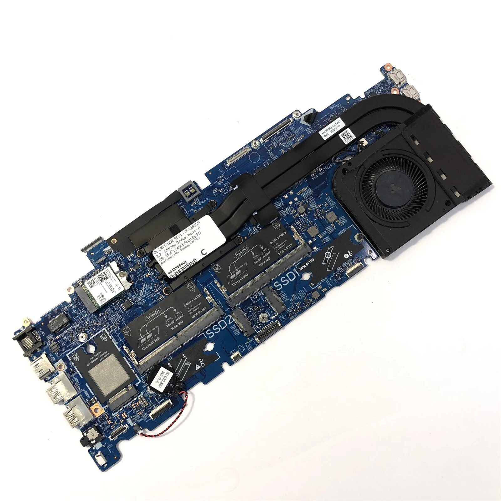 Dell Latitude 5531 i7 12800H 3 7GHz 50TTR Motherboard