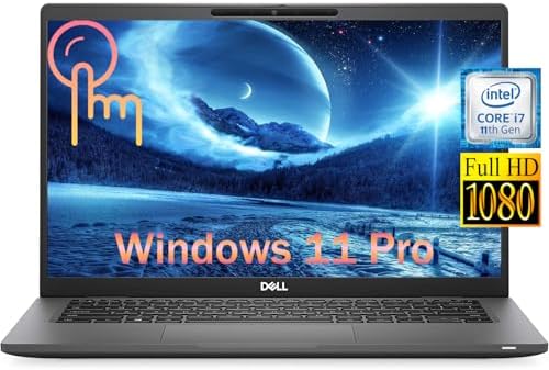 Dell Latitude 7420 Touchscreen Laptop Computer  Intel 11th Gen Core i7 1165G7  16GB RAM  512GB SSD  14 FHD  1920x1080  Notebook  Backlit Keyboard Windows 11 Pro  Renewed