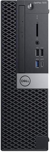Dell OptiPlex 7070 SFF High Performance Desktop Computer PC  Intel Core i7 9700 up to 4 7GHz  8GB DDR4  256GB SSD  Keyboard & Mouse  4K Support  DisplayPort  HDMI  Windows 11 Pro  Renewed