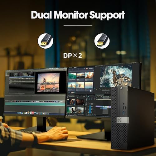 Dell OptiPlex 7070 SFF High Performance Desktop Computer PC  Intel Core i7 9700 up to 4 7GHz  8GB DDR4  256GB SSD  Keyboard & Mouse  4K Support  DisplayPort  HDMI  Windows 11 Pro  Renewed