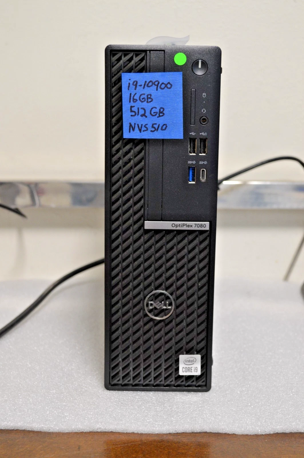 Dell OptiPlex 7080 SFF Intel Core i9 10900 2 80GHz 16GB RAM 512GB NVMe NVS 510