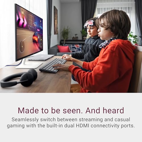 Dell S2425HS Monitor   23 8 Inch  FHD  1920x1080  Display  100Hz Refresh Rate 1500 1 Contrast Ratio  T V Rheinland Eye Comfort 4 Star  Integrated 2x5W Speaker  Height/Tilt/Swivel/Pivot   Ash White