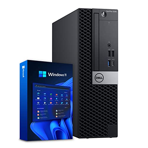 Dell Windows 11 Desktop Computer OptiPlex 5060   Intel Core i5 8500 Six Core  4 3GHz Turbo    16GB DDR4 RAM   500GB SSD Solid State   1TB HDD   WiFi   Bluetooth   Home or Office PC  Renewed 