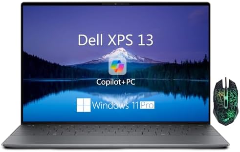 Dell XPS 13 9345 Business Laptop  Copilot AI Laptops Computer  13 4 FHD  Display  Snapdragon X Plus  16GB LPDDR5X RAM  512GB SSD  Wi Fi 7  Backlit KB  Fingerprint  Windows 11 Pro