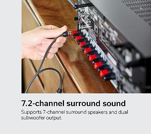 Denon AVR S770H 7 2 Ch Home Theater Receiver   8K UHD HDMI Receiver  75W X 7   Wireless Streaming via Built in HEOS  Wi Fi  Dolby TrueHD  DTS Neural X & DTS X Surround Sound  Bluetooth Amplifier