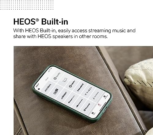 Denon AVR S770H 7 2 Ch Home Theater Receiver   8K UHD HDMI Receiver  75W X 7   Wireless Streaming via Built in HEOS  Wi Fi  Dolby TrueHD  DTS Neural X & DTS X Surround Sound  Bluetooth Amplifier