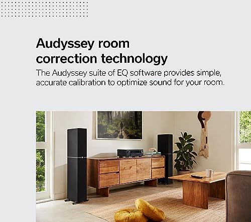 Denon AVR S770H 7 2 Ch Home Theater Receiver   8K UHD HDMI Receiver  75W X 7   Wireless Streaming via Built in HEOS  Wi Fi  Dolby TrueHD  DTS Neural X & DTS X Surround Sound  Bluetooth Amplifier