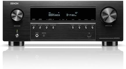 Denon AVR S770H 7 2 Ch Home Theater Receiver   8K UHD HDMI Receiver  75W X 7   Wireless Streaming via Built in HEOS  Wi Fi  Dolby TrueHD  DTS Neural X & DTS X Surround Sound  Bluetooth Amplifier