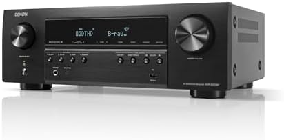 Denon AVR S770H 7 2 Ch Home Theater Receiver   8K UHD HDMI Receiver  75W X 7   Wireless Streaming via Built in HEOS  Wi Fi  Dolby TrueHD  DTS Neural X & DTS X Surround Sound  Bluetooth Amplifier