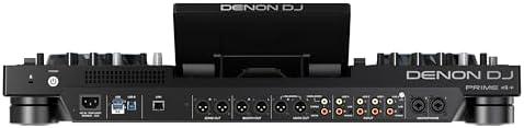 Denon DJ PRIME 4  Standalone DJ Controller with Stem Separation on 4 Decks  Wi Fi Streaming  Drop Sampler Mixer  10 1 Touchscreen  Light Control