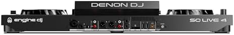 Denon DJ SC LIVE 4 Standalone DJ Controller with Stem Separation on 4 Decks  Wi Fi Streaming  Build in Speakers  Serato DJ and Virtual DJ Compatible