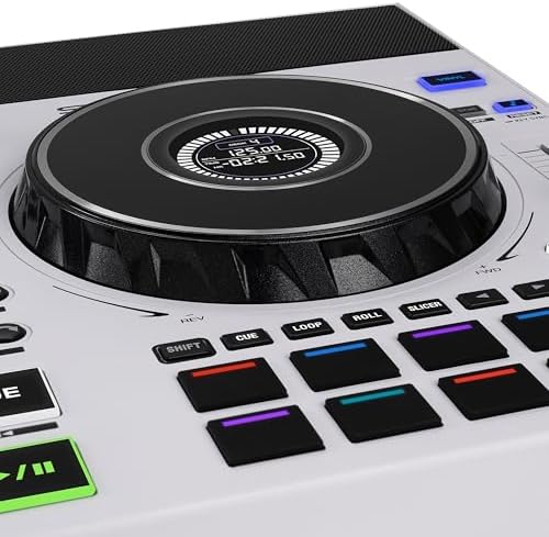 Denon DJ SC LIVE 4 Standalone DJ Controller with Stem Separation on 4 Decks  Wi Fi Streaming  Build in Speakers  Serato DJ and Virtual DJ Compatible