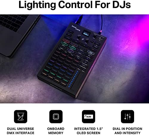 Denon DJ SC LIVE 4 Standalone DJ Controller with Stem Separation on 4 Decks  Wi Fi Streaming  Build in Speakers  Serato DJ and Virtual DJ Compatible